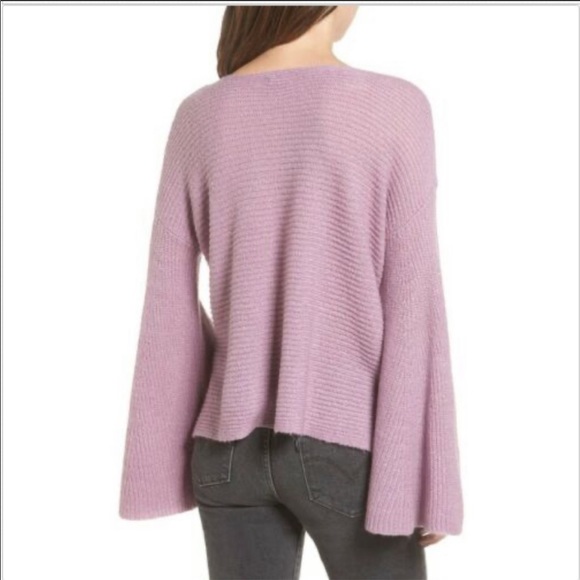 BP Bell Sleeve Purple Sweater - Picture 2 of 5